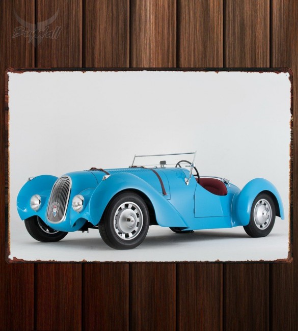 Металлическая табличка Peugeot 402 Special Pourtout Roadster Металлическая табличка Peugeot 402 Special Pourtout Roadster